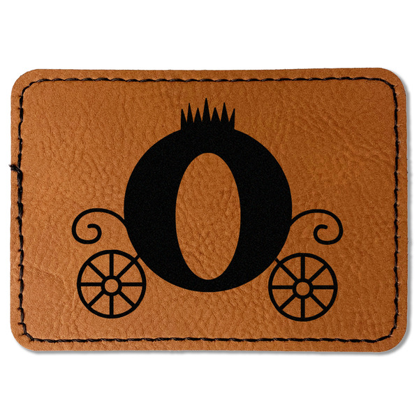 Princess Carriage Leatherette Patches - Rectangle