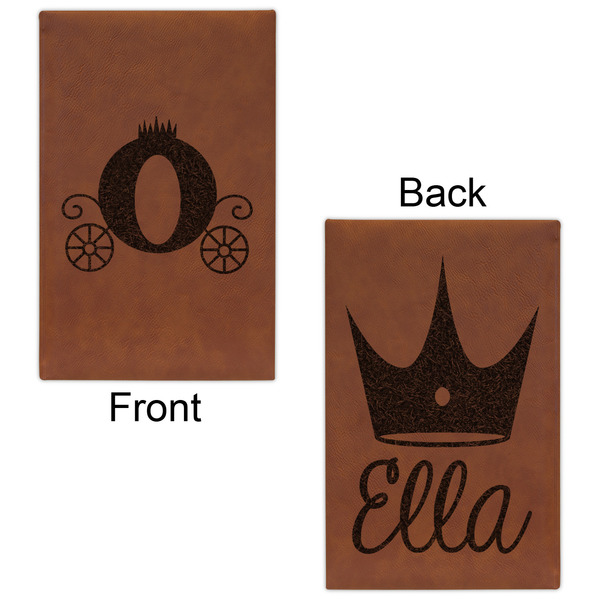 Princess Carriage Leatherette Sketchbooks - Small - Double Sided - Front & Back View