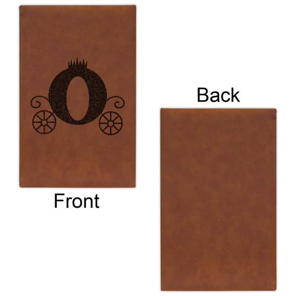 Princess Carriage Leatherette Sketchbooks - Small - Single Sided - Front & Back View