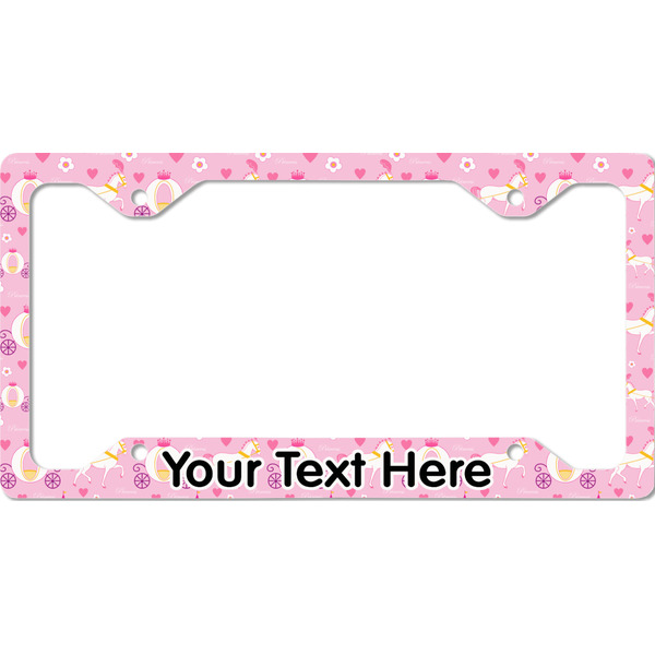 Custom Princess Carriage License Plate Frame - Style C (Personalized)