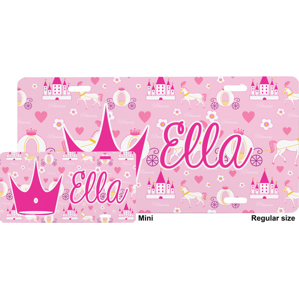 Princess Carriage License Plate (Sizes)