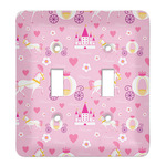 Princess Carriage Light Switch Cover (2 Toggle Plate)