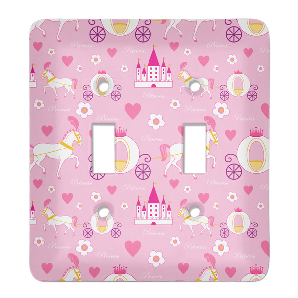 Custom Princess Carriage Light Switch Cover (2 Toggle Plate)