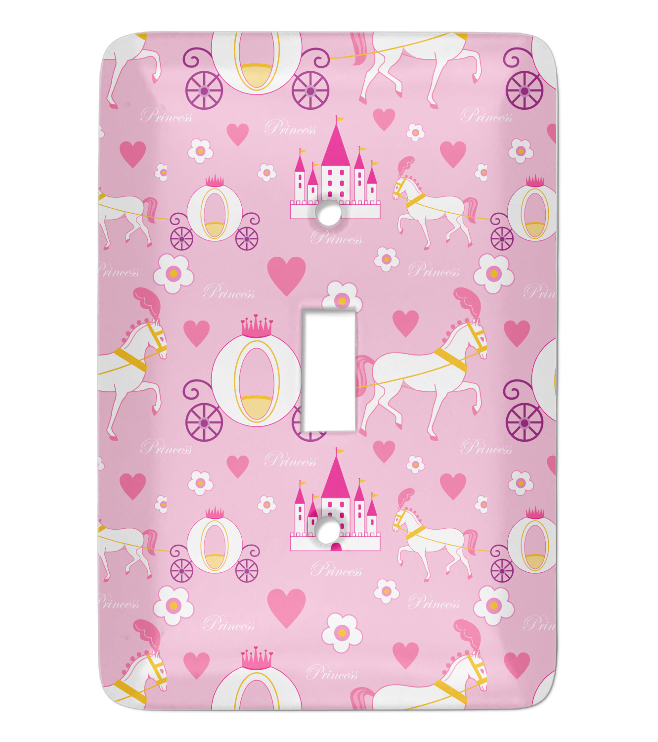 Personalized Single Toggle Princess Light Switch Cover