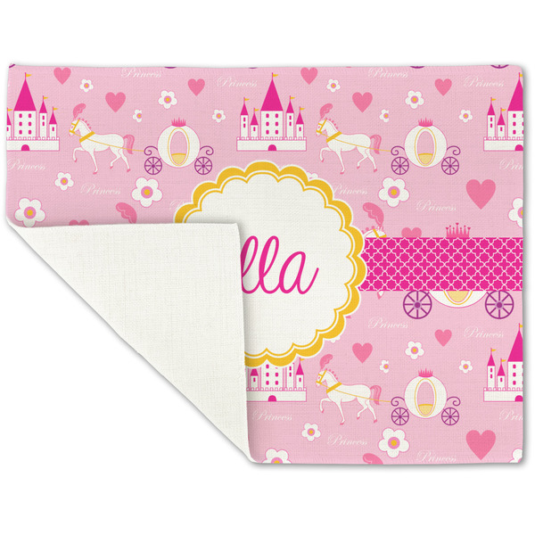 Princess Carriage Linen Placemat - Folded Corner (single side)