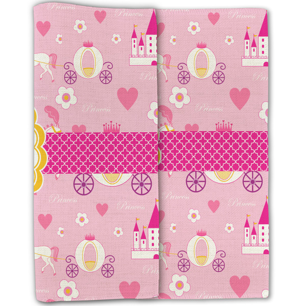 Princess Carriage Linen Placemat - Folded Half (double sided)