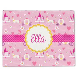 Princess Carriage Single-Sided Linen Placemat - Single w/ Name or Text
