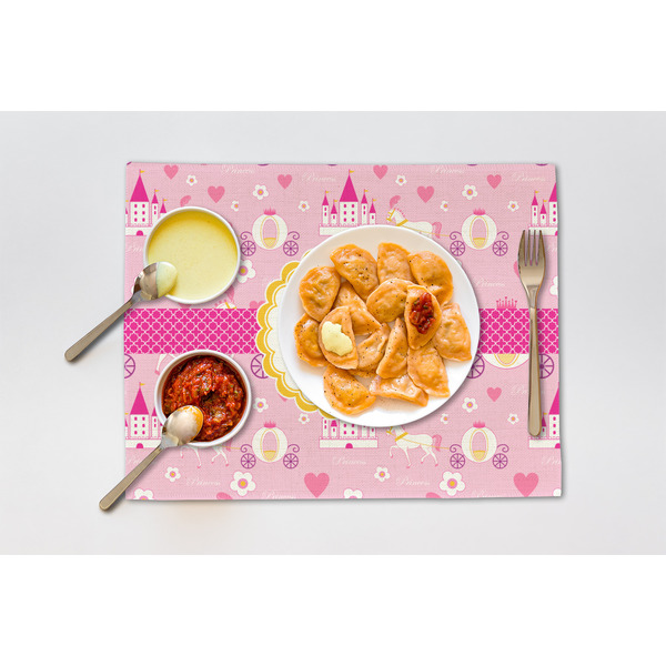 Princess Carriage Linen Placemat - Lifestyle (single)