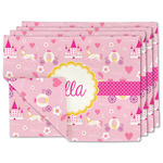 Princess Carriage Linen Placemat w/ Name or Text