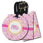 Princess Carriage Plastic Luggage Tag (Personalized)