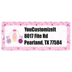 Princess Carriage Return Address Labels (Personalized)