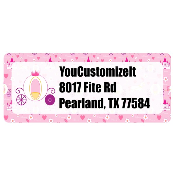 Custom Princess Carriage Return Address Labels (Personalized)