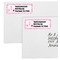 Princess Carriage Mailing Labels - Double Stack Close Up