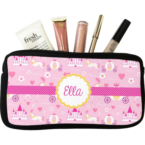 Custom Princess Carriage Makeup / Cosmetic Bag - Small (Personalized)