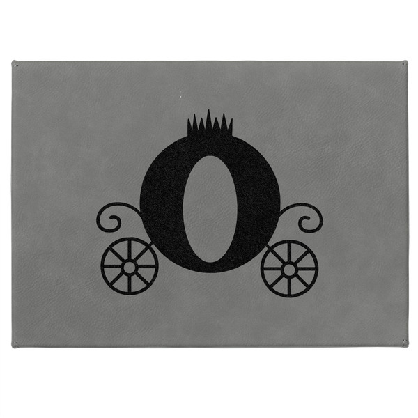 Princess Carriage Medium Gift Box with Engraved Leather Lid - Approval