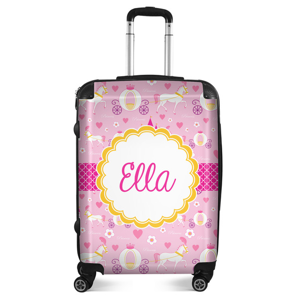Custom Princess Carriage Suitcase - 24" Medium - Checked (Personalized)