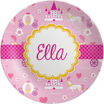 Princess Carriage Melamine Salad Plate - 8" (Personalized)