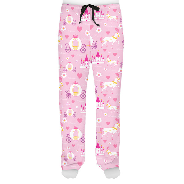 Princess Carriage Men's Pjs Front - on model