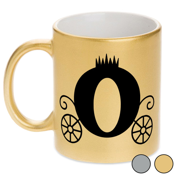 Princess Carriage Metallic Mugs