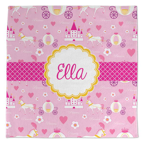 Custom Princess Carriage Microfiber Dish Towel (Personalized)