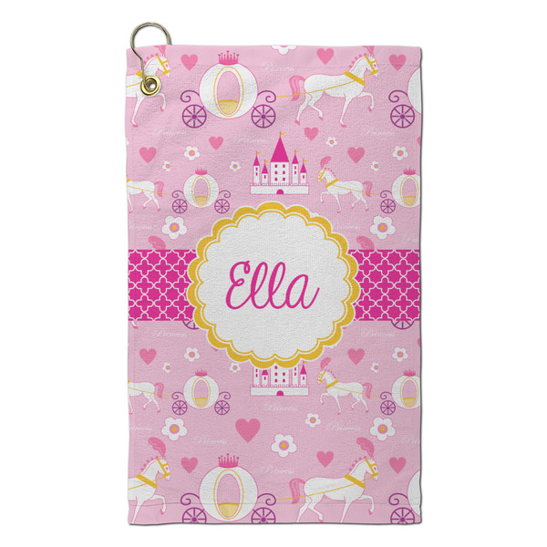 Custom Princess Carriage Microfiber Golf Towel - Small (Personalized)
