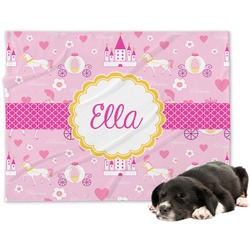 Princess Carriage Dog Blanket - Large (Personalized)
