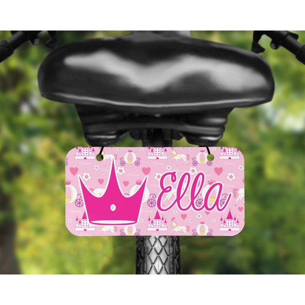 Princess Carriage Mini License Plate on Bicycle - LIFESTYLE Two holes
