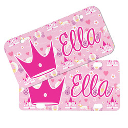 Princess Carriage Mini/Bicycle License Plate (Personalized)