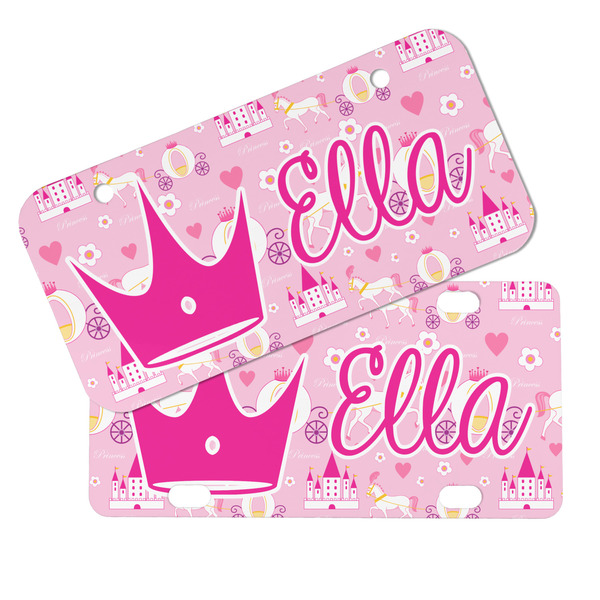 Princess Carriage Mini License Plates - MAIN (4 and 2 Holes)