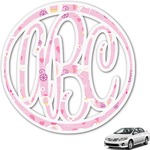 Princess Carriage Monogram Car Decal (Personalized)