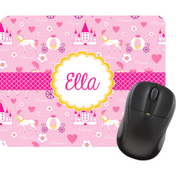 Princess Carriage Rectangular Mouse Pad (Personalized)