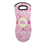Princess Carriage Neoprene Oven Mitt - Single w/ Name or Text