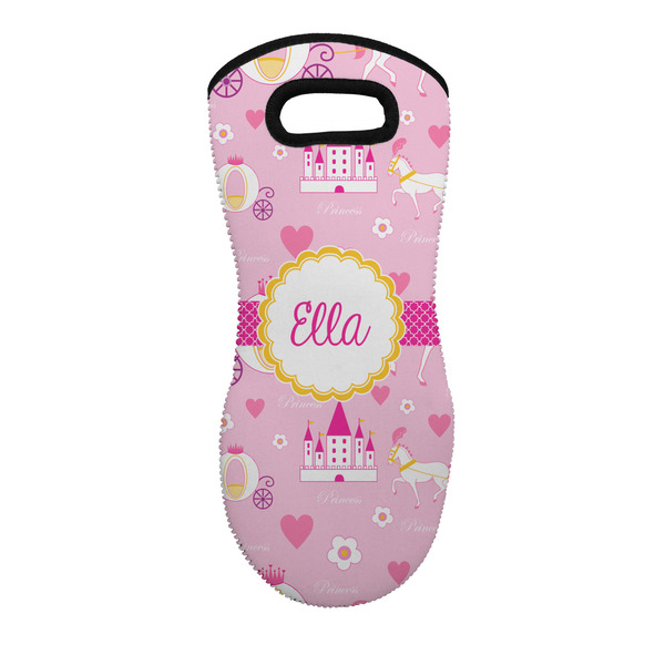 Custom Princess Carriage Neoprene Oven Mitt w/ Name or Text