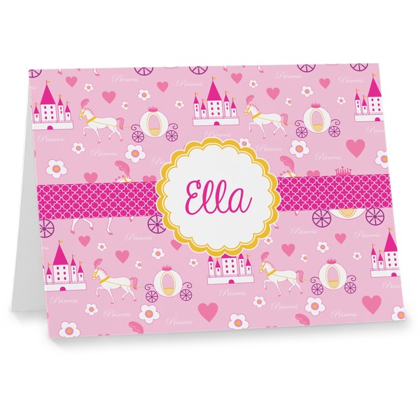 Custom Princess Carriage Note cards (Personalized)
