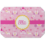 Princess Carriage Dining Table Mat - Octagon (Single-Sided) w/ Name or Text
