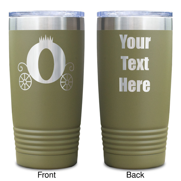 Princess Carriage Olive Polar Camel Tumbler - 20oz - Double Sided - Approval