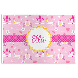 Princess Carriage Disposable Paper Placemats (Personalized)