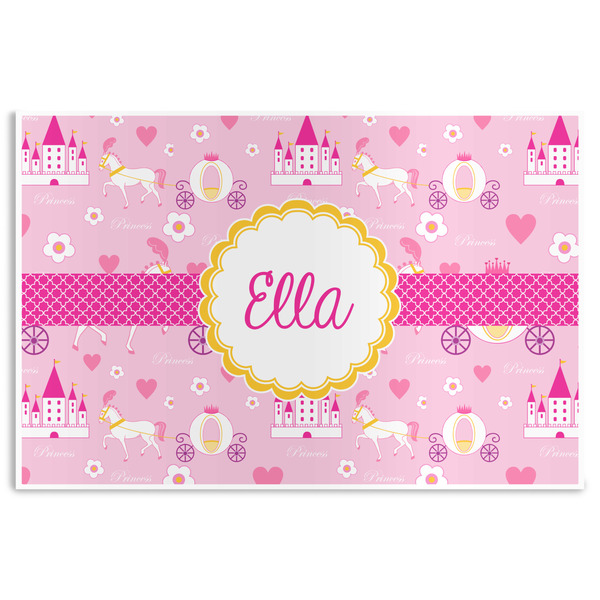 Custom Princess Carriage Disposable Paper Placemats (Personalized)