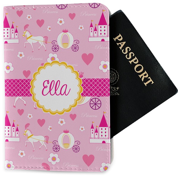 Custom Princess Carriage Passport Holder - Fabric (Personalized)