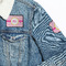 Princess Carriage Patches Lifestyle Jean Jacket Detail