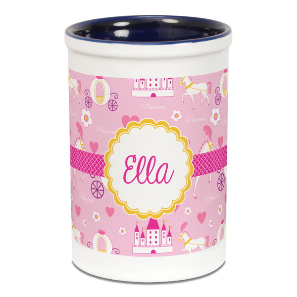 Princess Carriage Pencil Holder - Blue