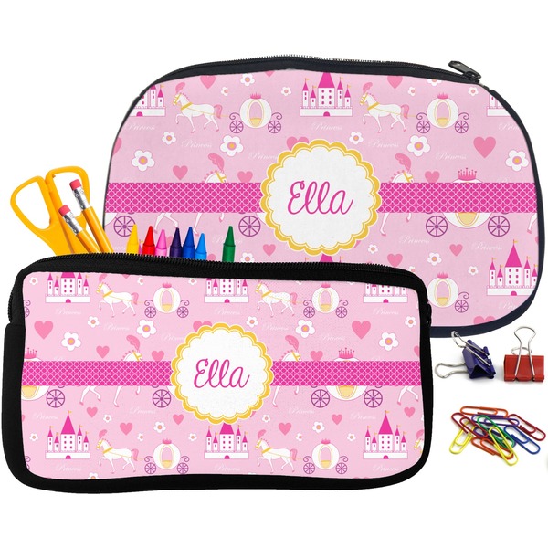 Princess Carriage Pencil / School Supplies Bags Small and Medium