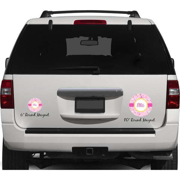 Princess Carriage Personalized Car Magnets on Ford Explorer