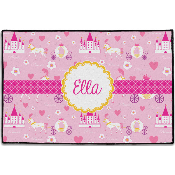 Princess Carriage Personalized Door Mat - 36x24 (APPROVAL)