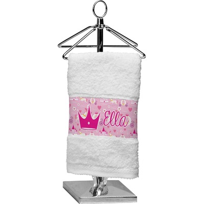 Princess Carriage Cotton Finger Tip Towel (Personalized)