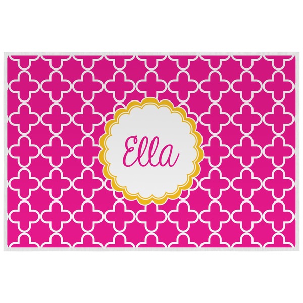 Princess Carriage Personalized Placemat (Back)