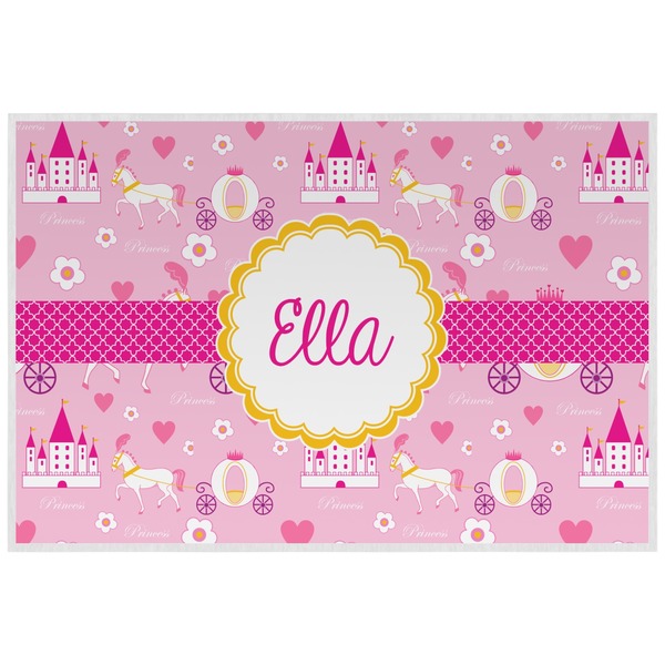 Custom Princess Carriage Laminated Placemat w/ Name or Text