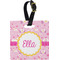 Princess Carriage Plastic Luggage Tag - Square w/ Name or Text