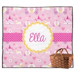 Princess Carriage Outdoor Picnic Blanket (Personalized)
