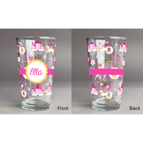 Princess Carriage Pint Glass - Full Fill w Transparency - Approval